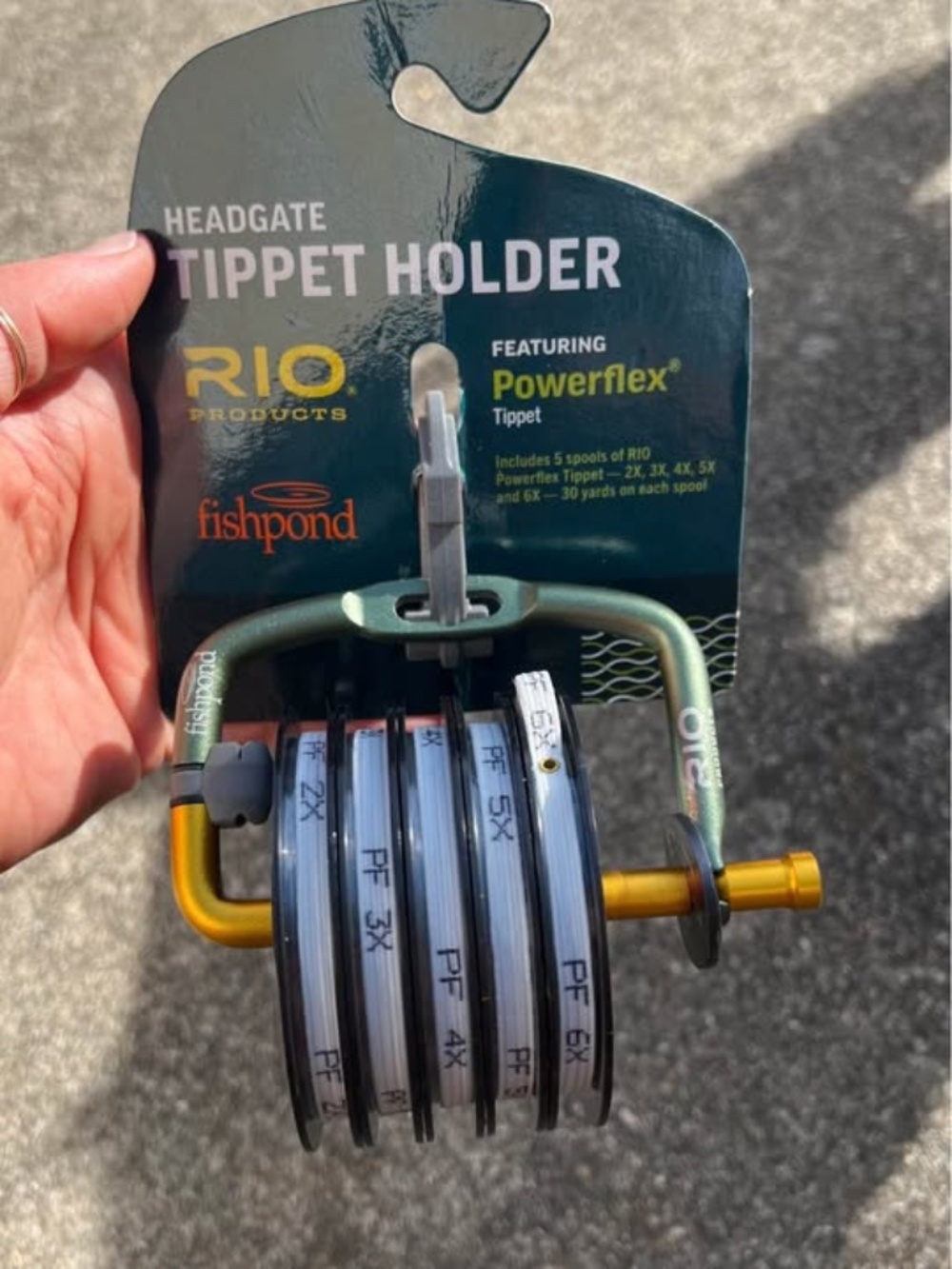 Rio Tippet Holder with line - fly fishing